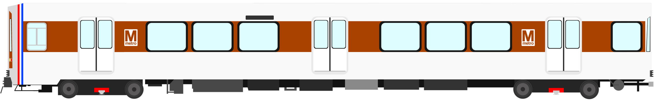 Wmata Train Sticker WMATA DC Metro 5000 Series Subway Train by DarthBladerPegasus on DeviantArt