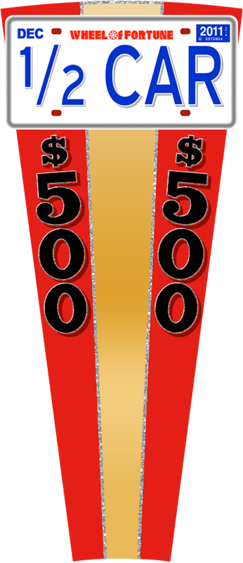 Wheel of Fortune - Red 1/2 Car Wedge (Season 28) by DarthBladerPegasus ...