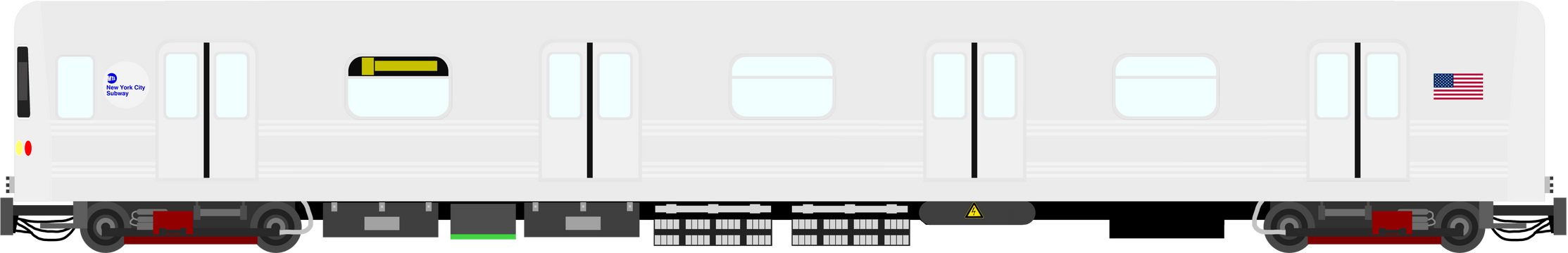 Paper Train R46 MTA NYC Subway Train R46 (Front and Rear Car) by DarthBladerPegasus on ...