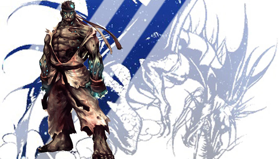 Zombie Ryu Wallpaper by andrewzombeh on DeviantArt