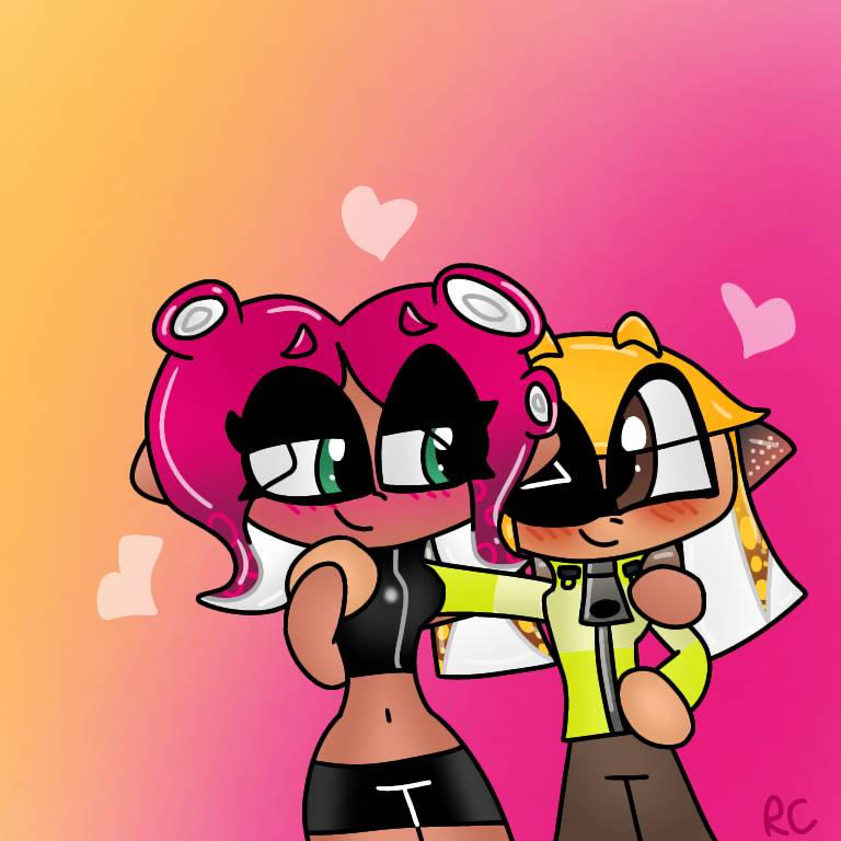 Agent 8 x Agent 4 by RoseCandyart on DeviantArt