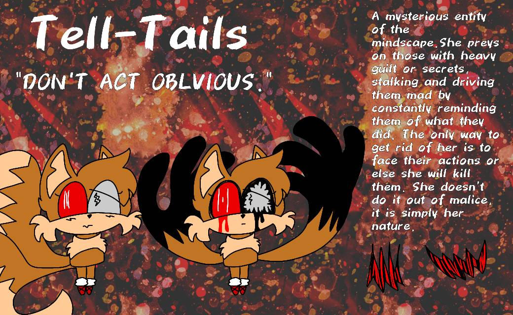 Tell-Tails reference by RoseCandyart on DeviantArt