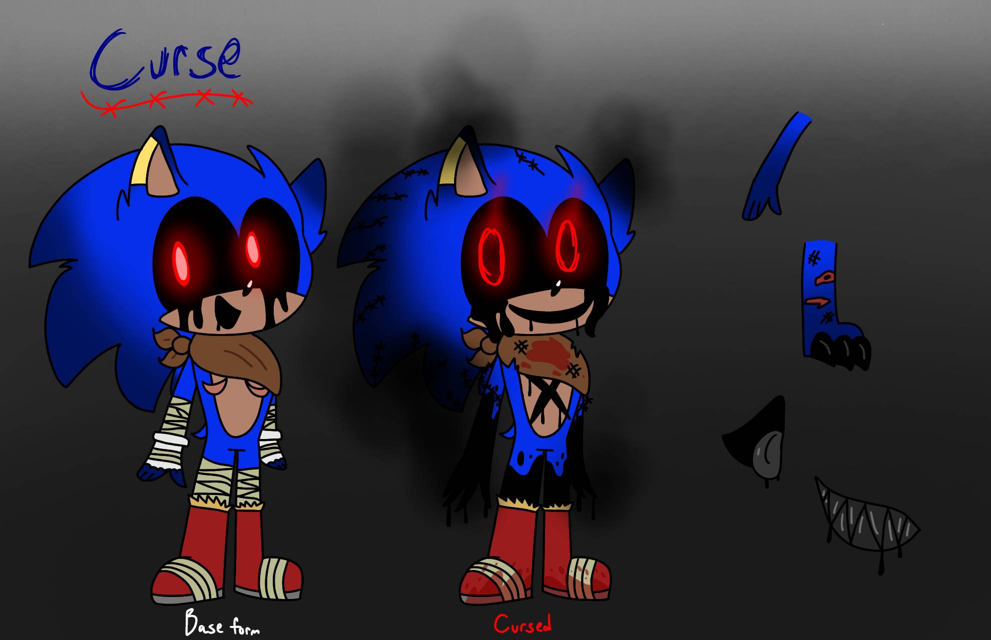 Curse's ref by RoseCandyart on DeviantArt