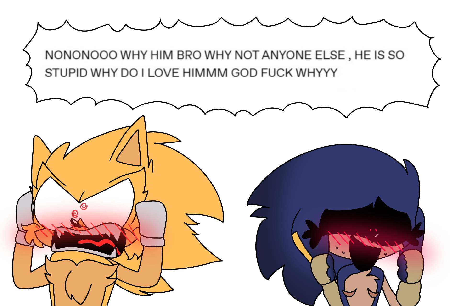 EXE x Fleetway by Orchiiids on DeviantArt