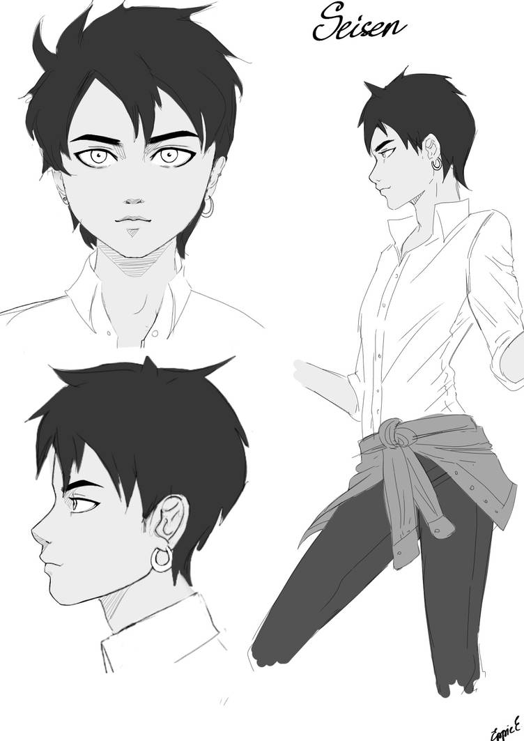 The simpliest sketch for the character 2 by EppieElliot on DeviantArt
