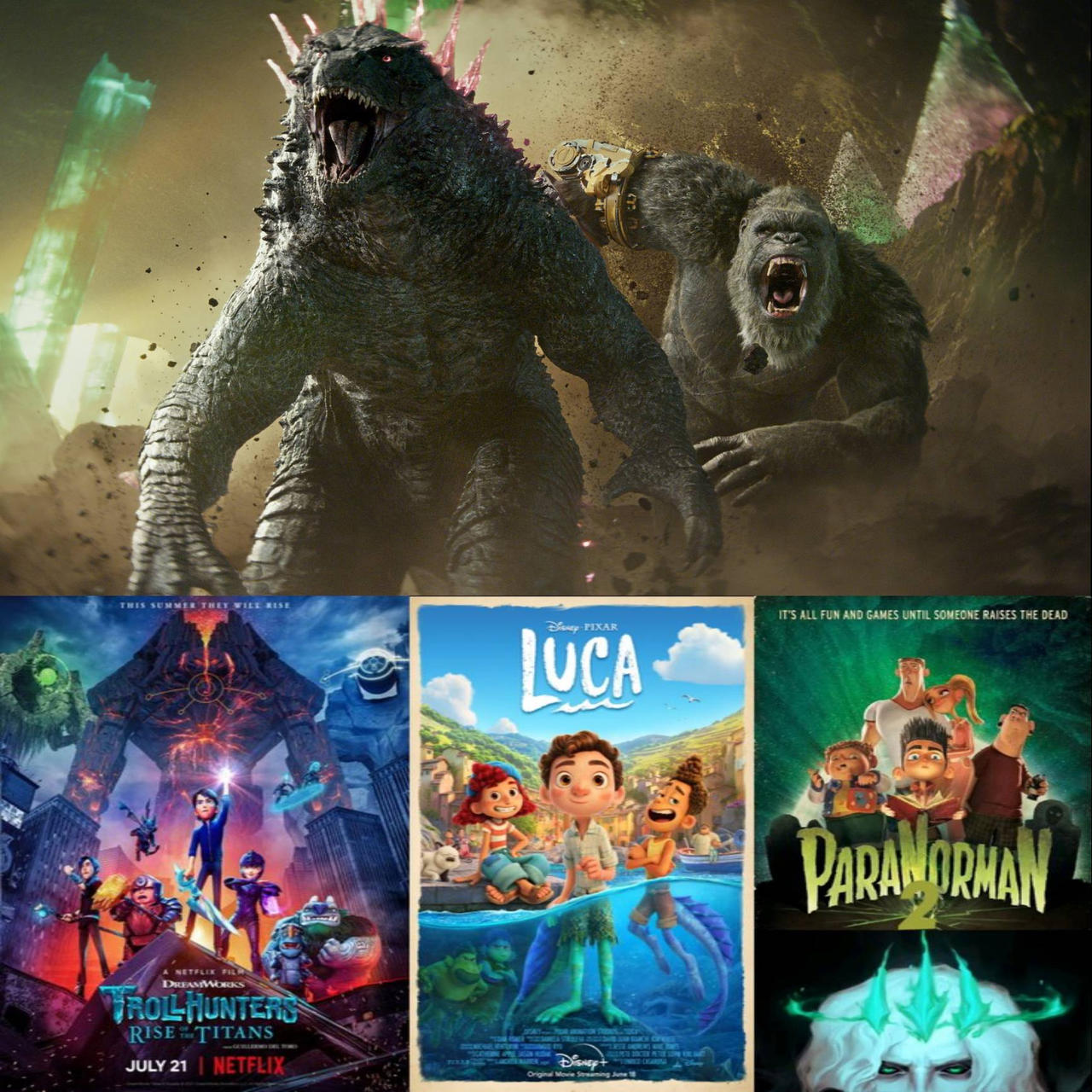 Godzilla And Kong X Trollhunters Luca and Paranorm by MULIVERSEO on ...