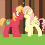 Teenage Big Mac and Fluttershy