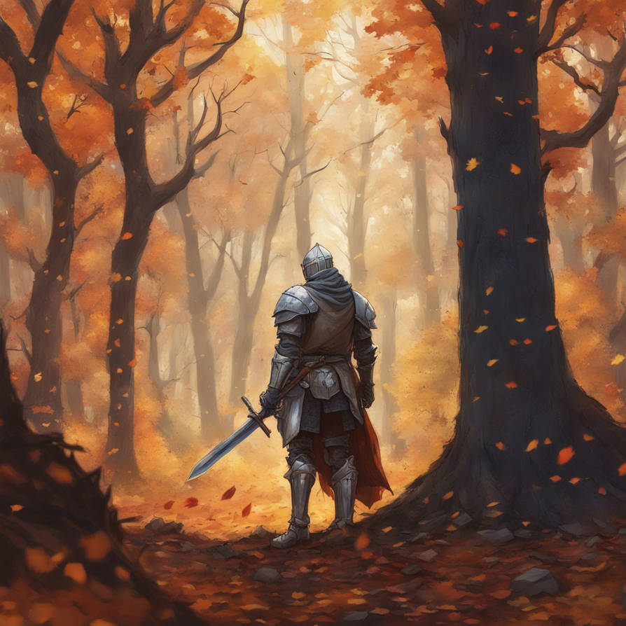 Fall Knight Background autumn knight by anidoitwithasword on DeviantArt