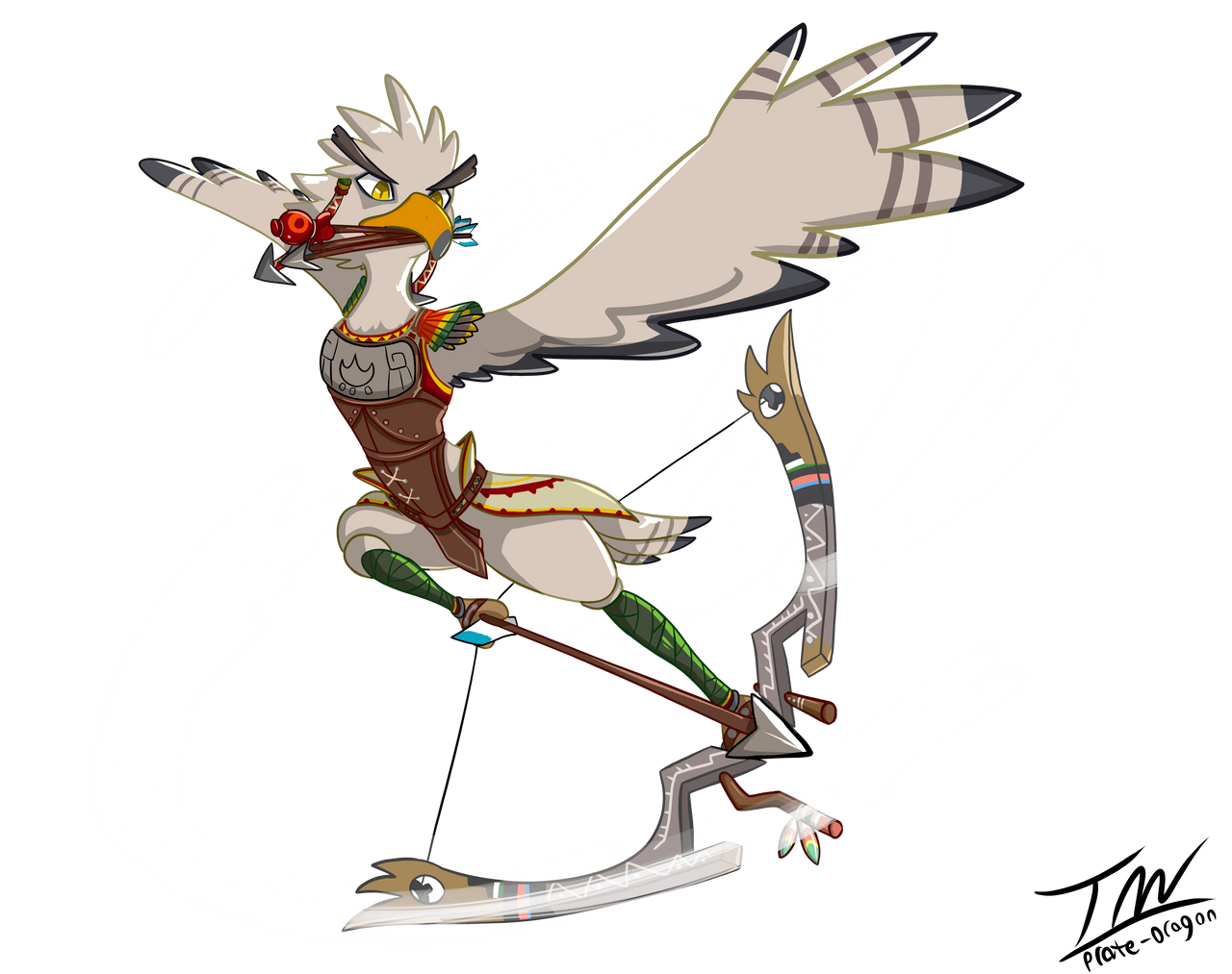 Female Rito Deviantart Rito Warrior by Prate-Dragon on DeviantArt