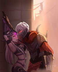 [Commission] Zed x Syndra