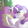 Sweetie Belle and  Spike