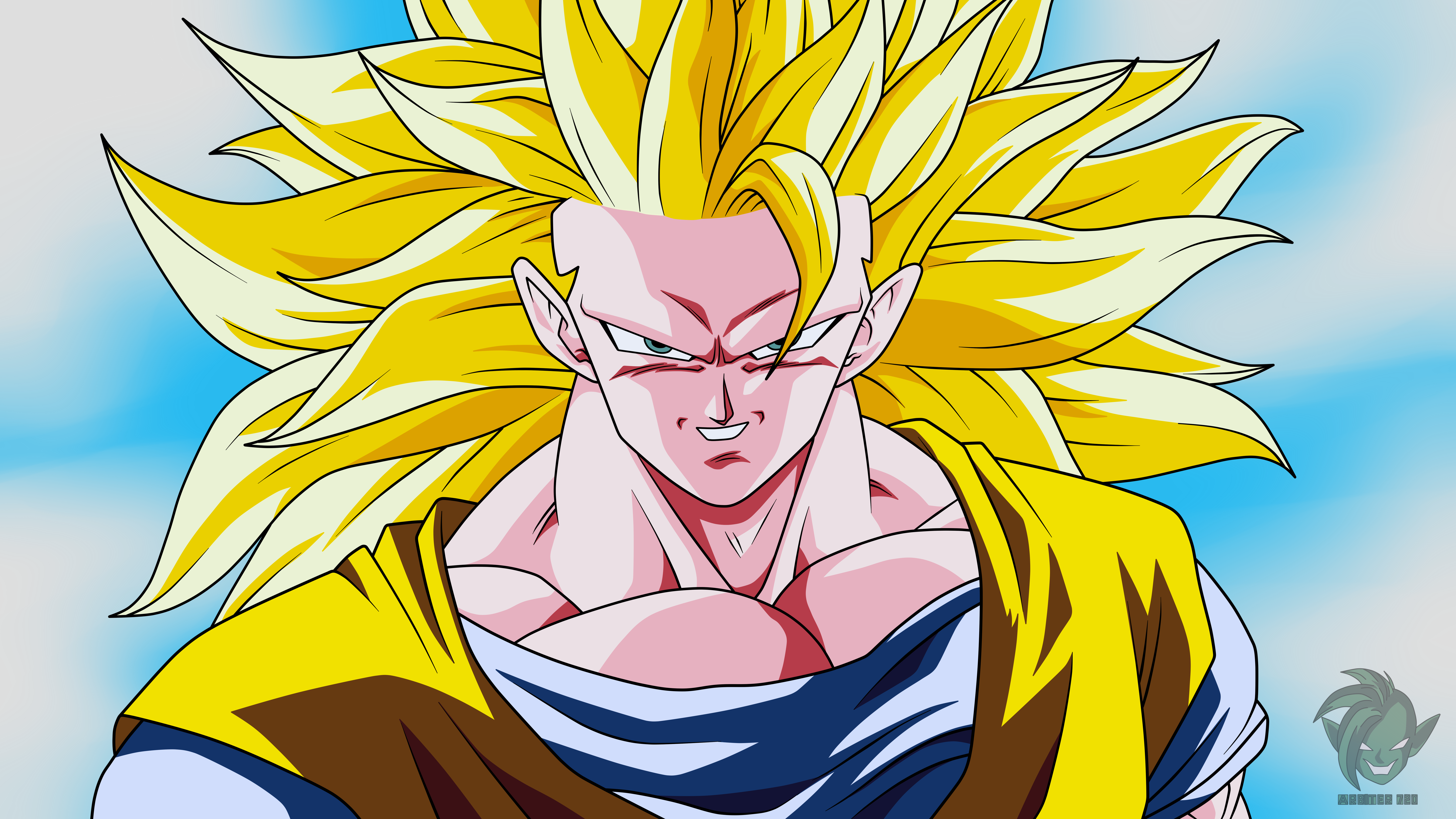 Goku Super Saiyajin 3 by HiroshiIanabaModder on DeviantArt