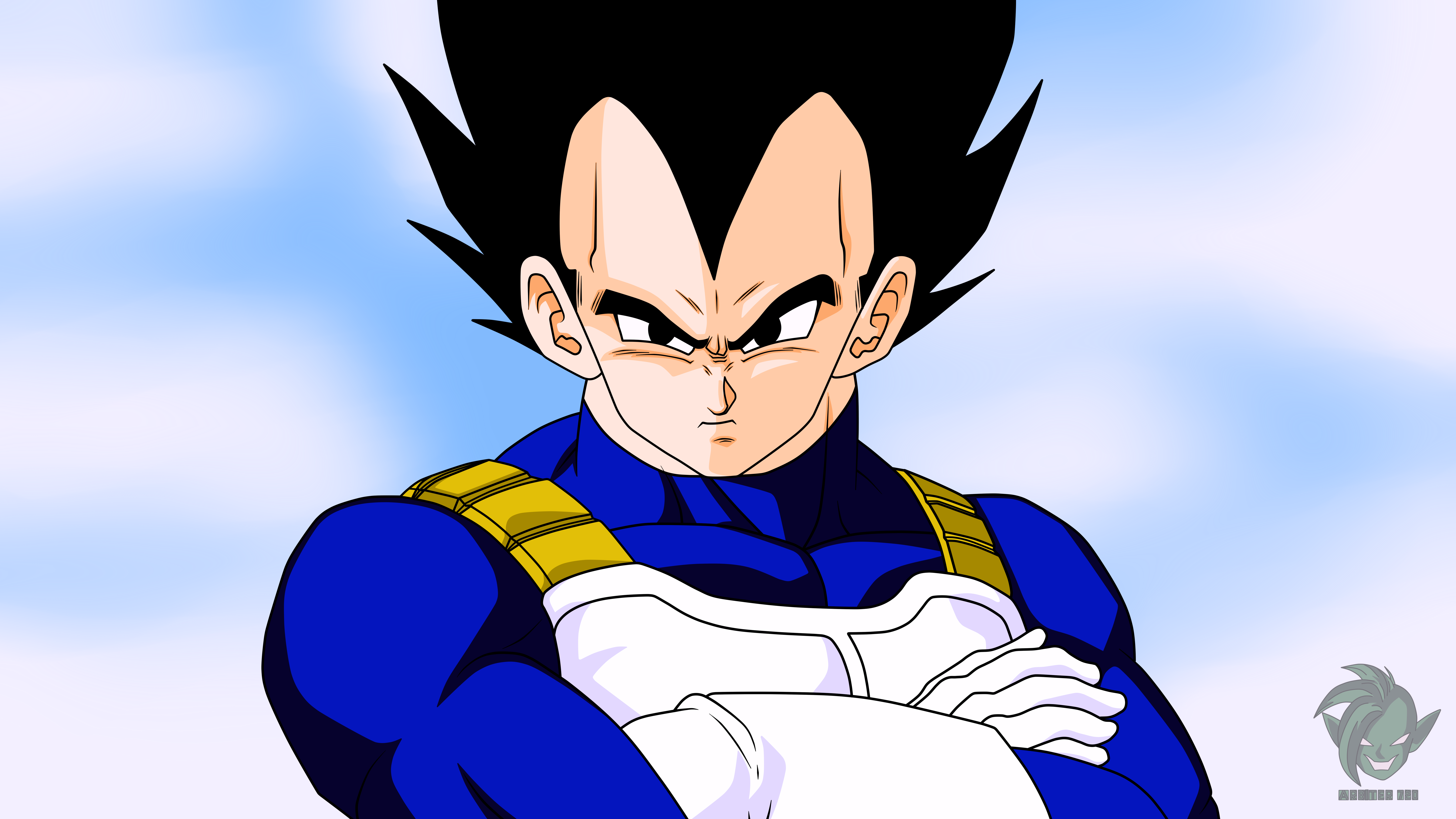 Vegeta Super Saiyajin Blue by arbiter720 on DeviantArt