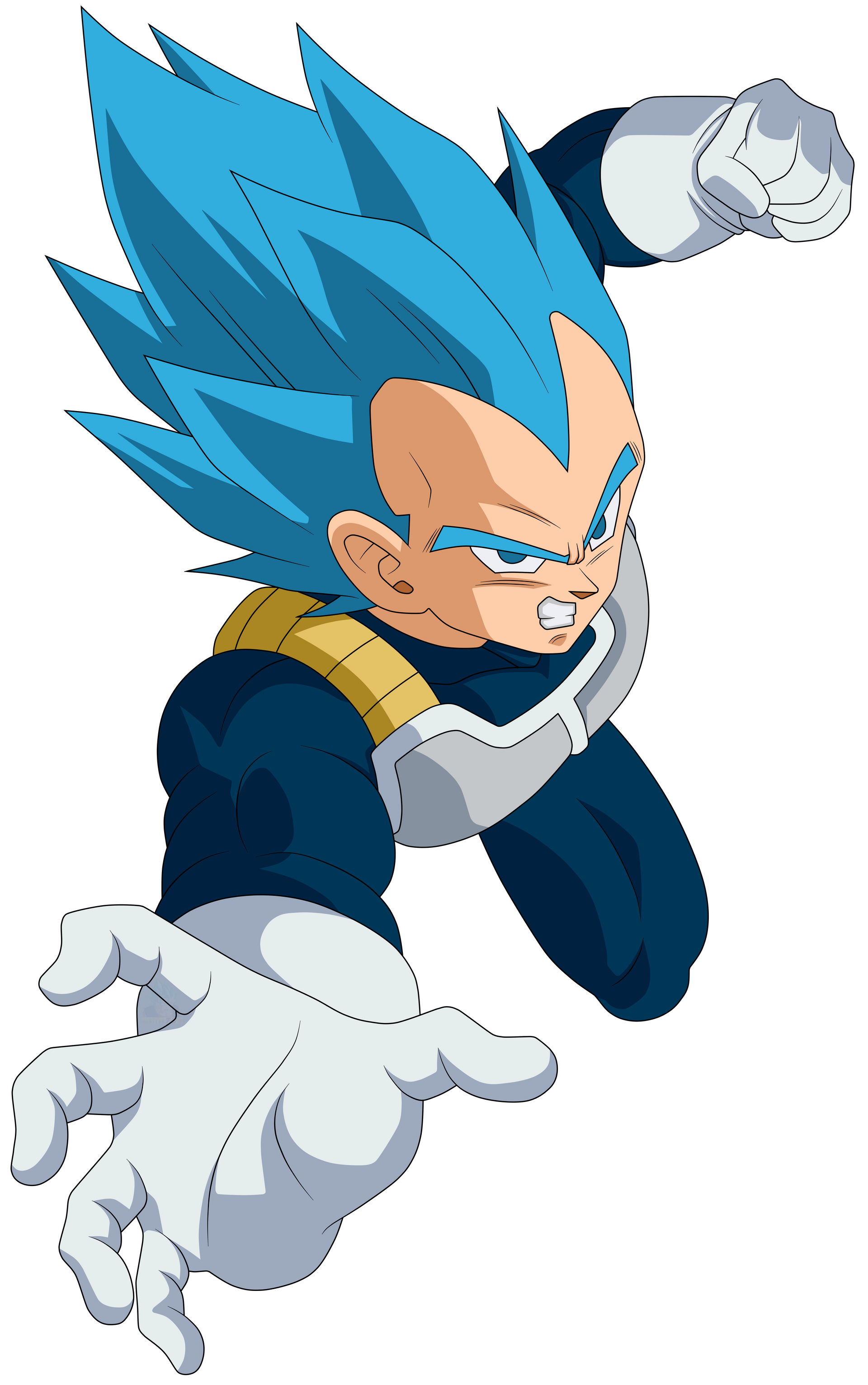 Goku Super Saiyajin Blue by Arbiter720 on DeviantArt