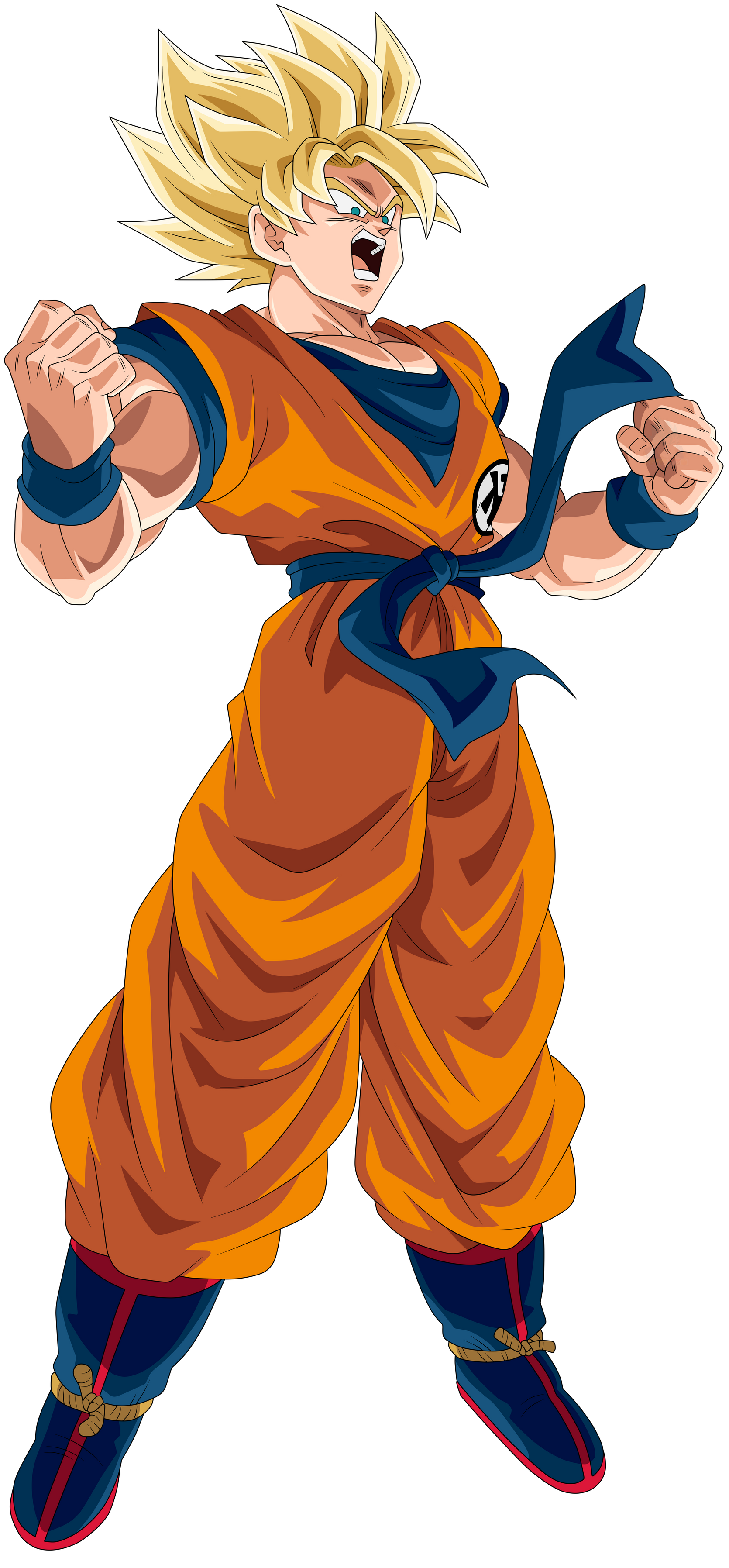 Goku Super Saiyan God by Arbiter720 on DeviantArt