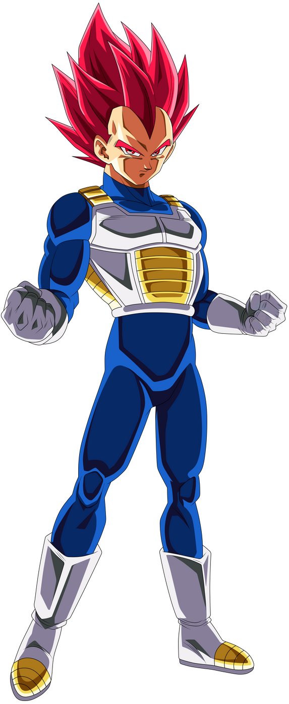 Vegeta Super Saiyajin God by Arbiter720 on DeviantArt