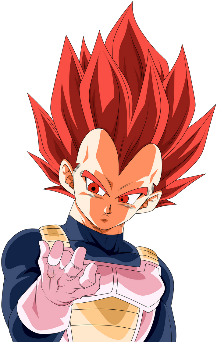 Vegeta Super Saiyan God by Arbiter720 on DeviantArt