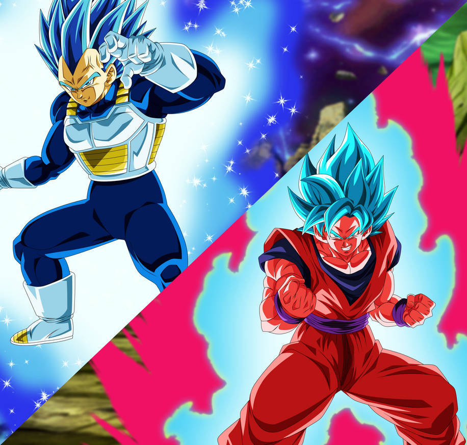 Dragon Ball Universe - Goku SSJ Blue Kaioken y Vegeta Blue Evolution vs  Jiren. 📷 BLZ