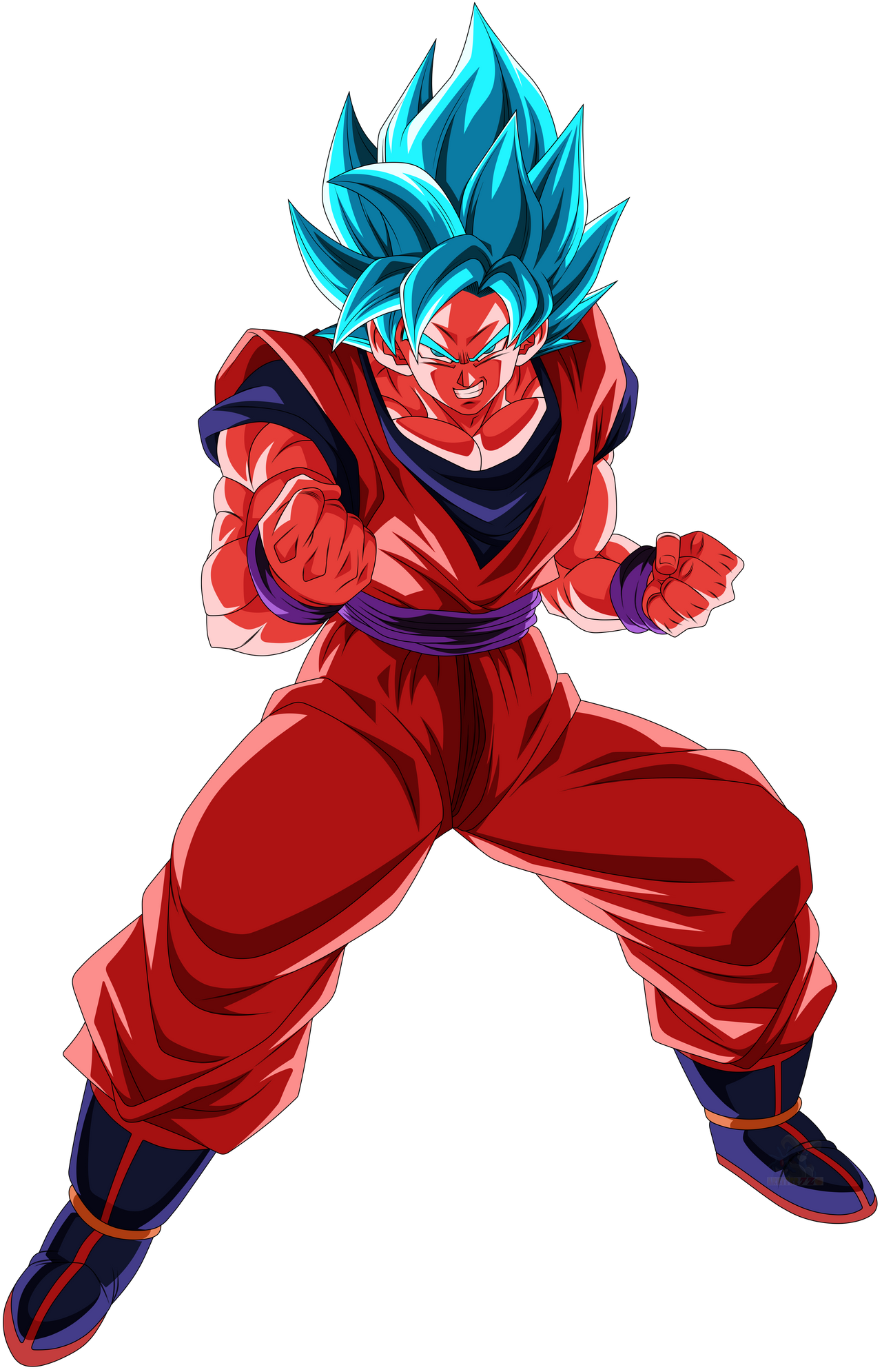 Son Goku Super Saiyan Blue (Kaioken Animation) by M3ruem on DeviantArt
