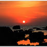 Sunset on a Cuban beach