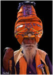 Sikh in ceremonial dress by KlaraDrielle