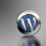Wordpress 3D logo wallpaper