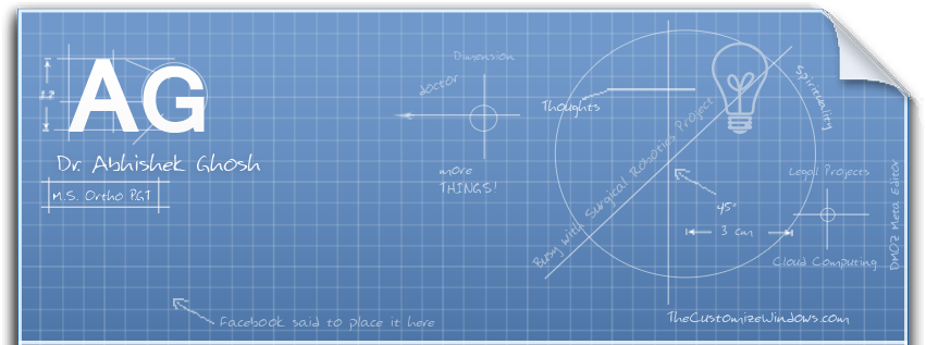 Blueprint Facebook Timeline Cover by AbhishekGhosh