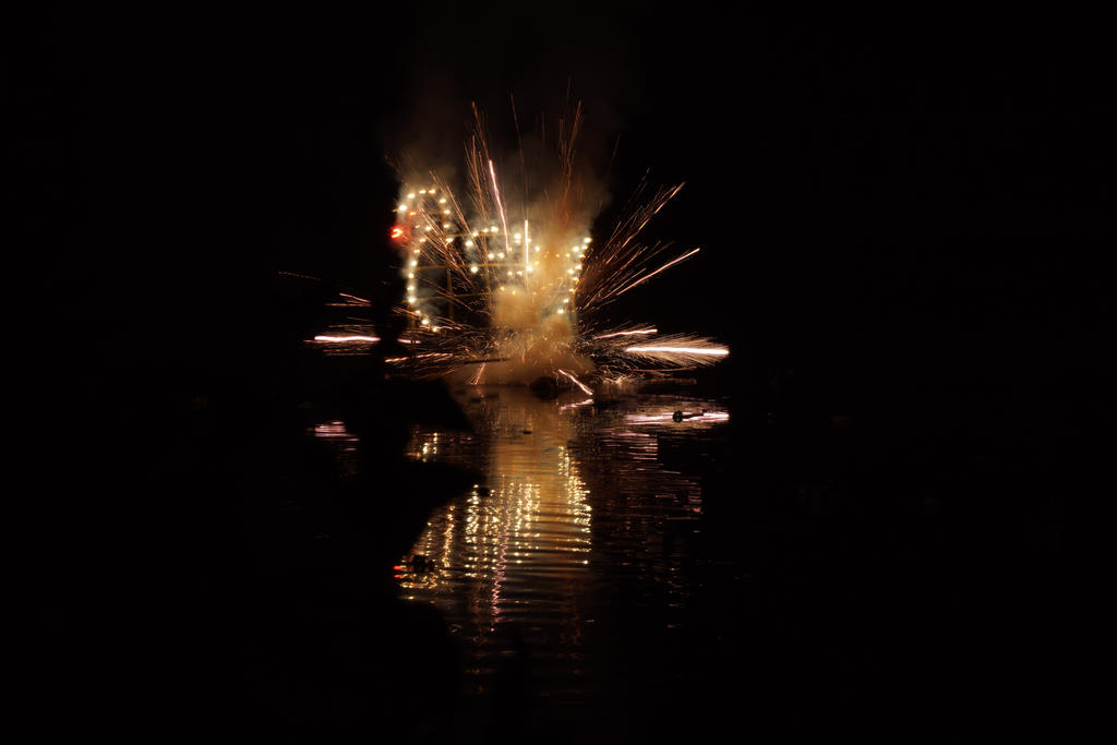 Fireworks Durga Puja 2018 Peerless Nagar