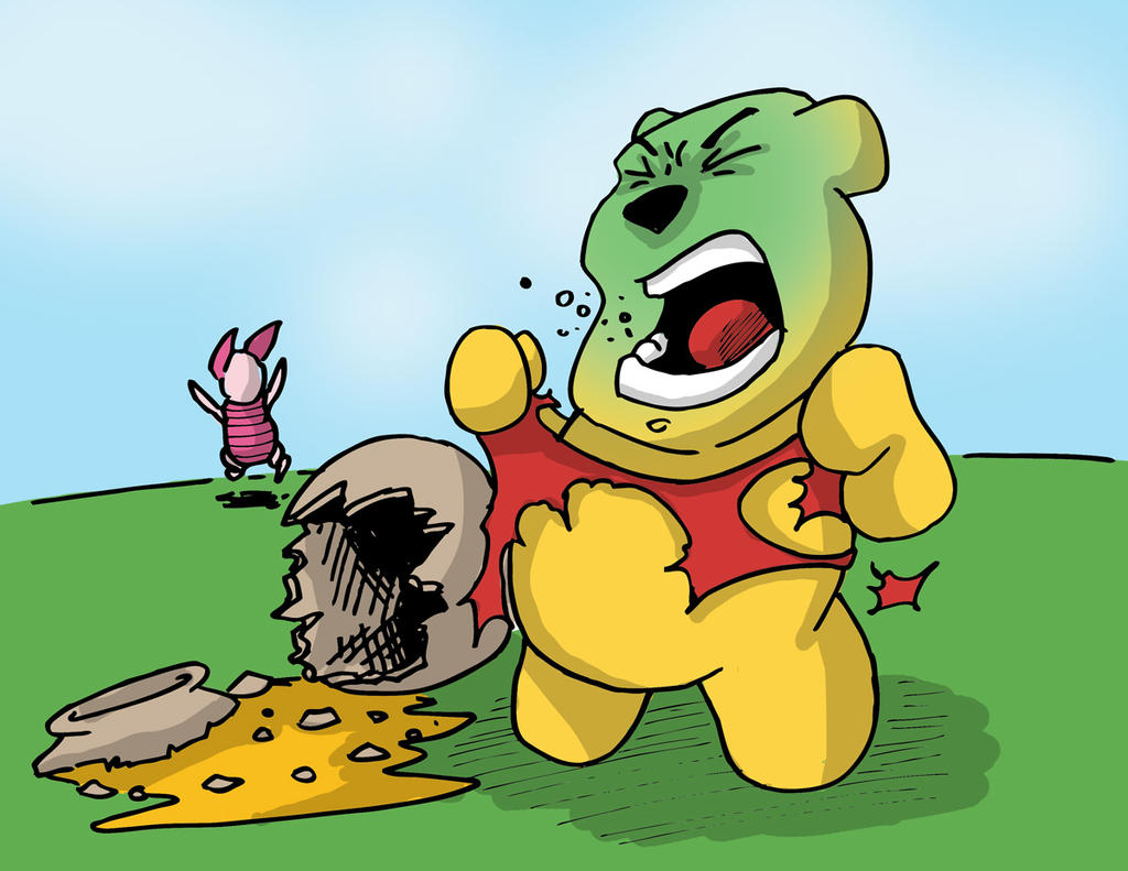Pooh Angry Angry Pooh by DarkstreamStudios on DeviantArt