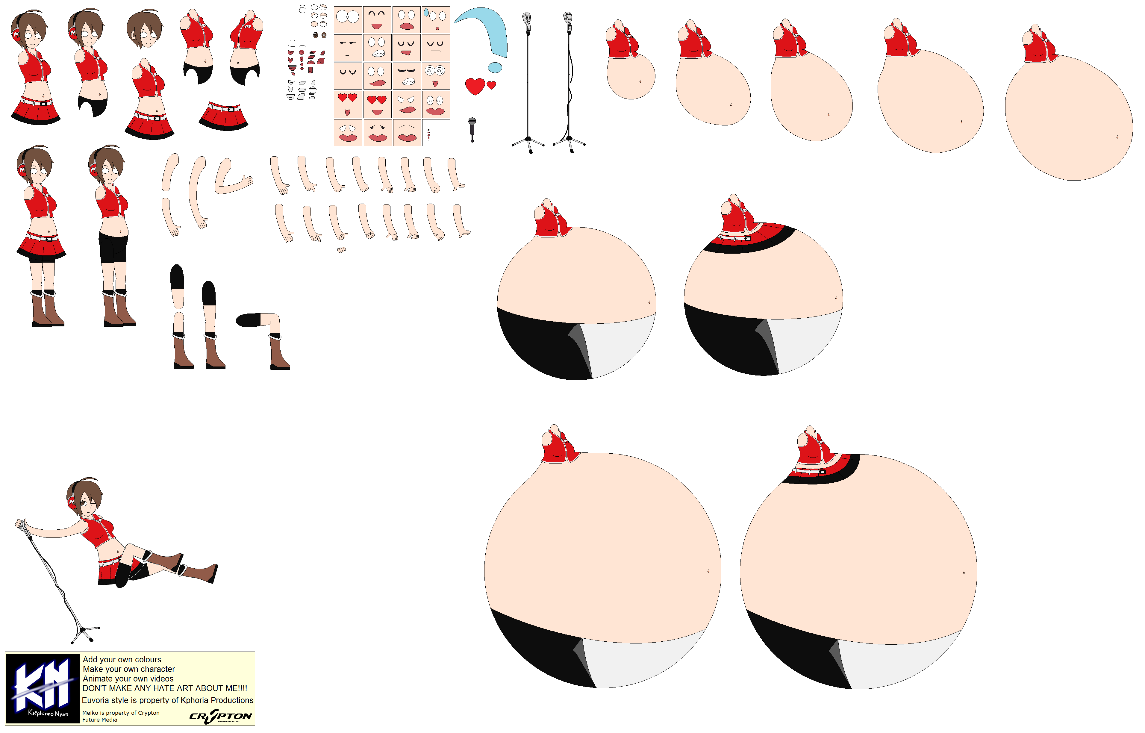 Character BuilderMEIKO by KryptoneoNyan on DeviantArt