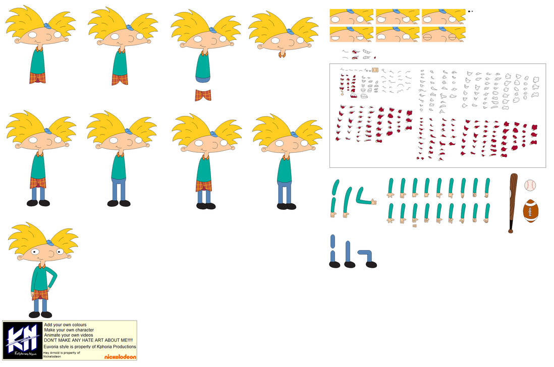 Character Builder - Arnold Shortman by KryptoneoNyan on DeviantArt