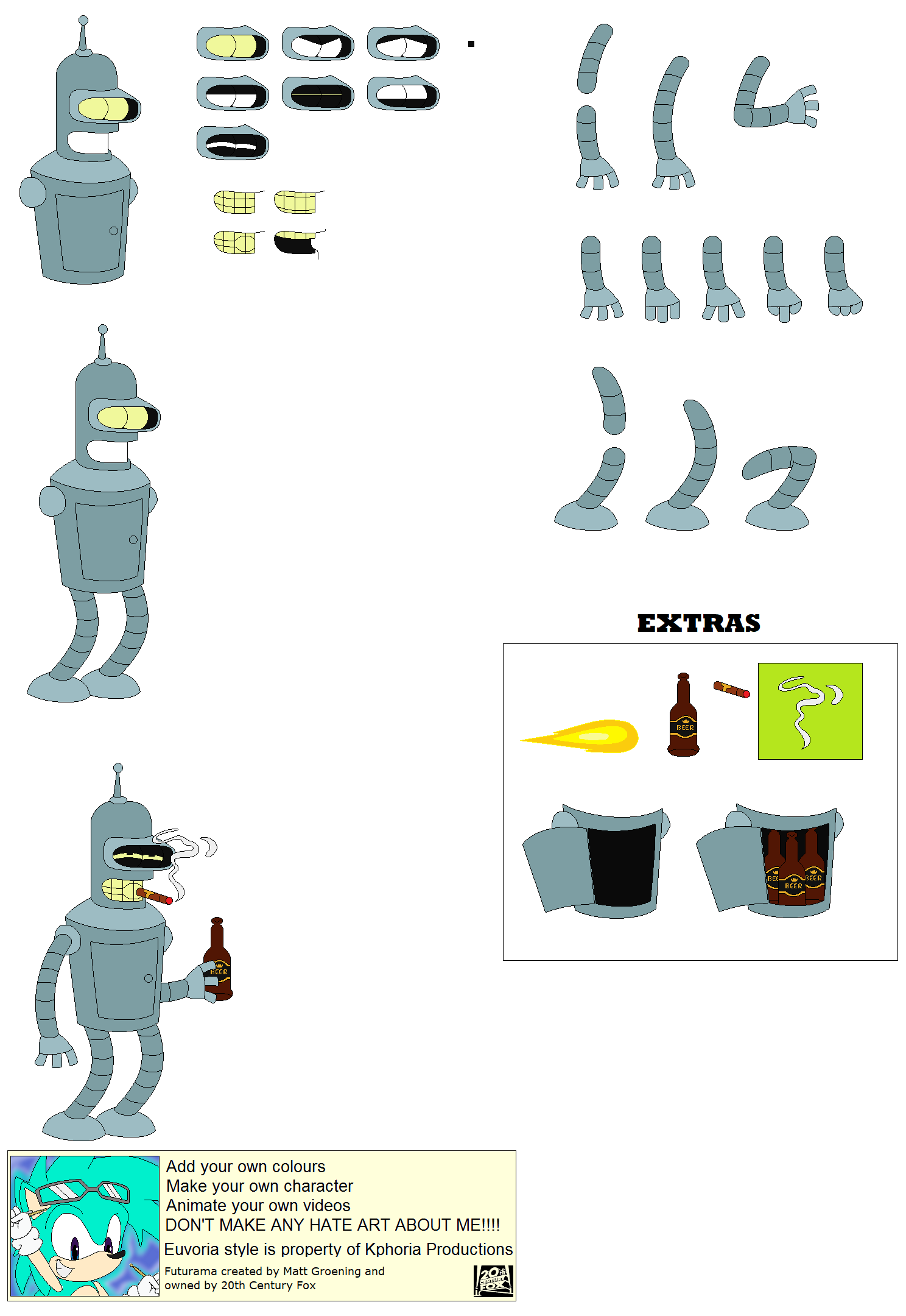 Deviantart Bender Character Builder - Bender Bending Rodriguez by KryptoneoNyan on DeviantArt