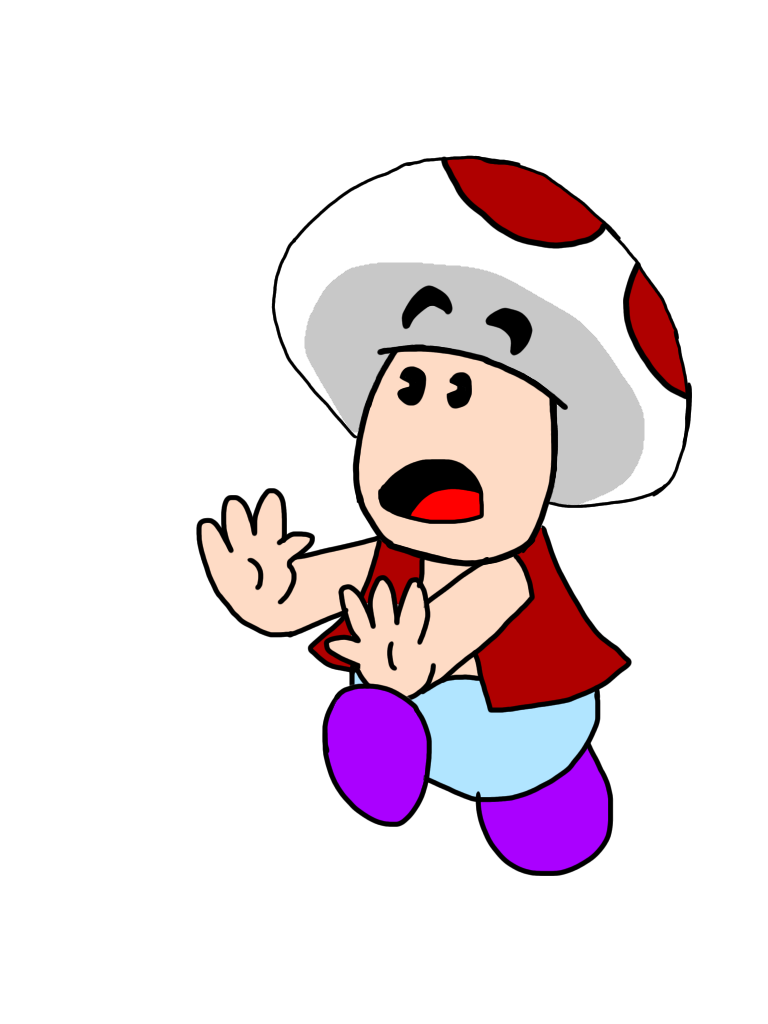 SMBSS - Toad running PNG by PrincessPeachFan2024 on DeviantArt