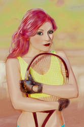 Tennis Girl Stock By Yamifantasy-d6dp9zi.