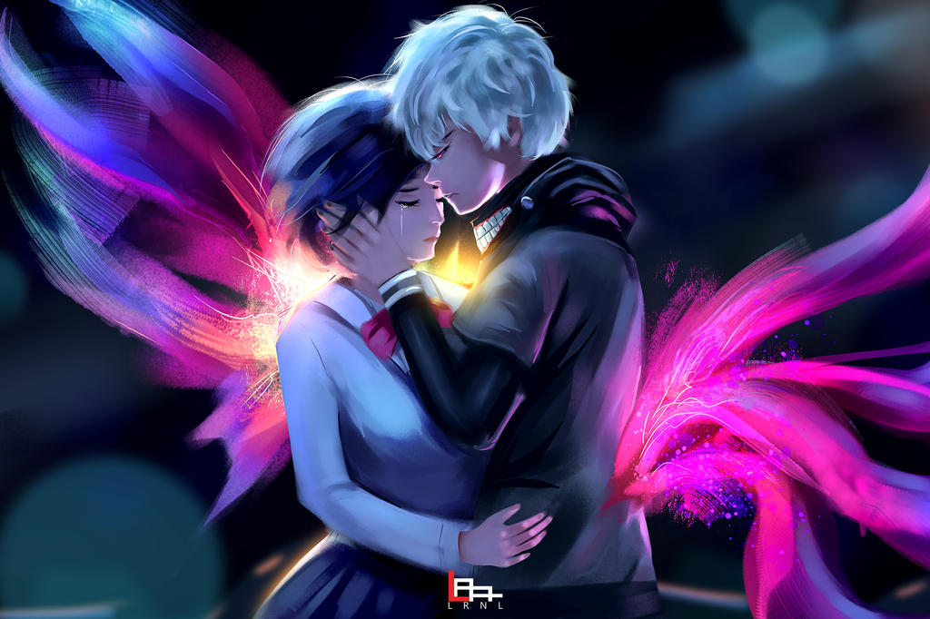 Tokyo Ghoul Kaneki And Touka By Lrnl On Deviantart Tokyo Ghoul Kaneki And Touka By Lrnl On Deviantart