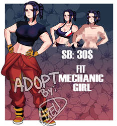 FIT MECHANIC GIRL [ADOPTABLE] [CLOSED]