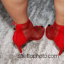 Red Mesh Heel 6