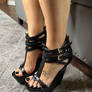 T-Strap Wedge Sandals