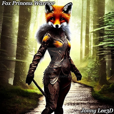 Fox Princess Warrior by JonnyLee3D on DeviantArt