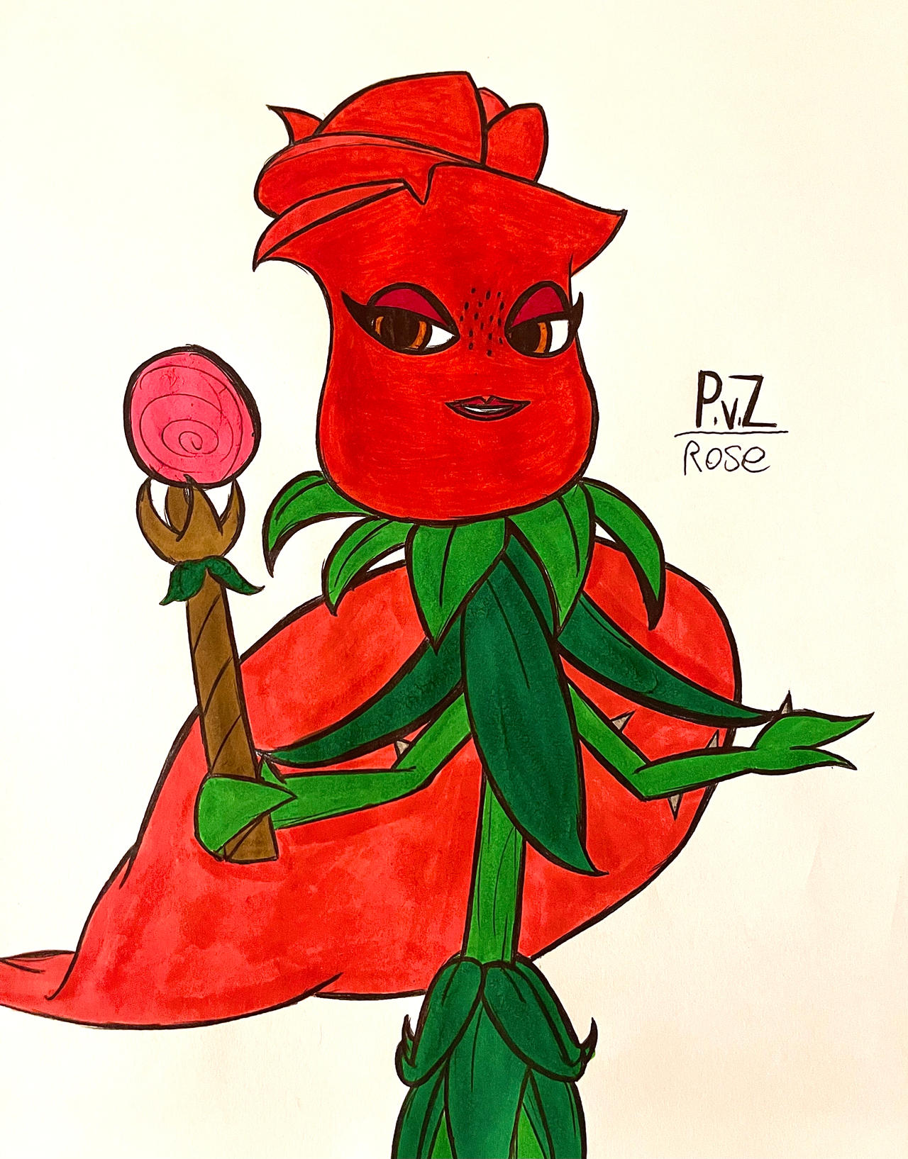 PvZ BfN - Rose by MightyArbokKing on DeviantArt