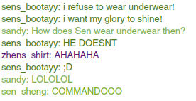 Sen Goes Commando