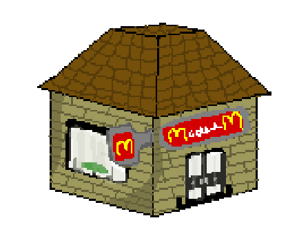 pixel mcdonalds animated by greengelpen on DeviantArt