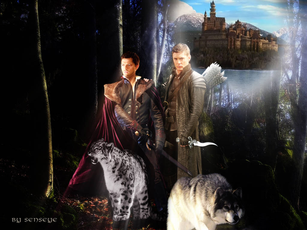Supernatural Destiel Illustration for fanfic by Senseye00