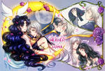 SM: Sailor Star Healer and Luna by Kay-I
