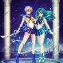 SM: Sailor Uranus x Sailor Neptune 1Ver
