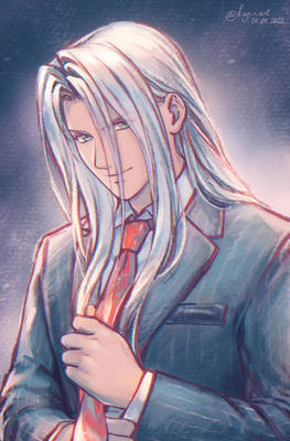 FF7: Sephiroth-in-suit