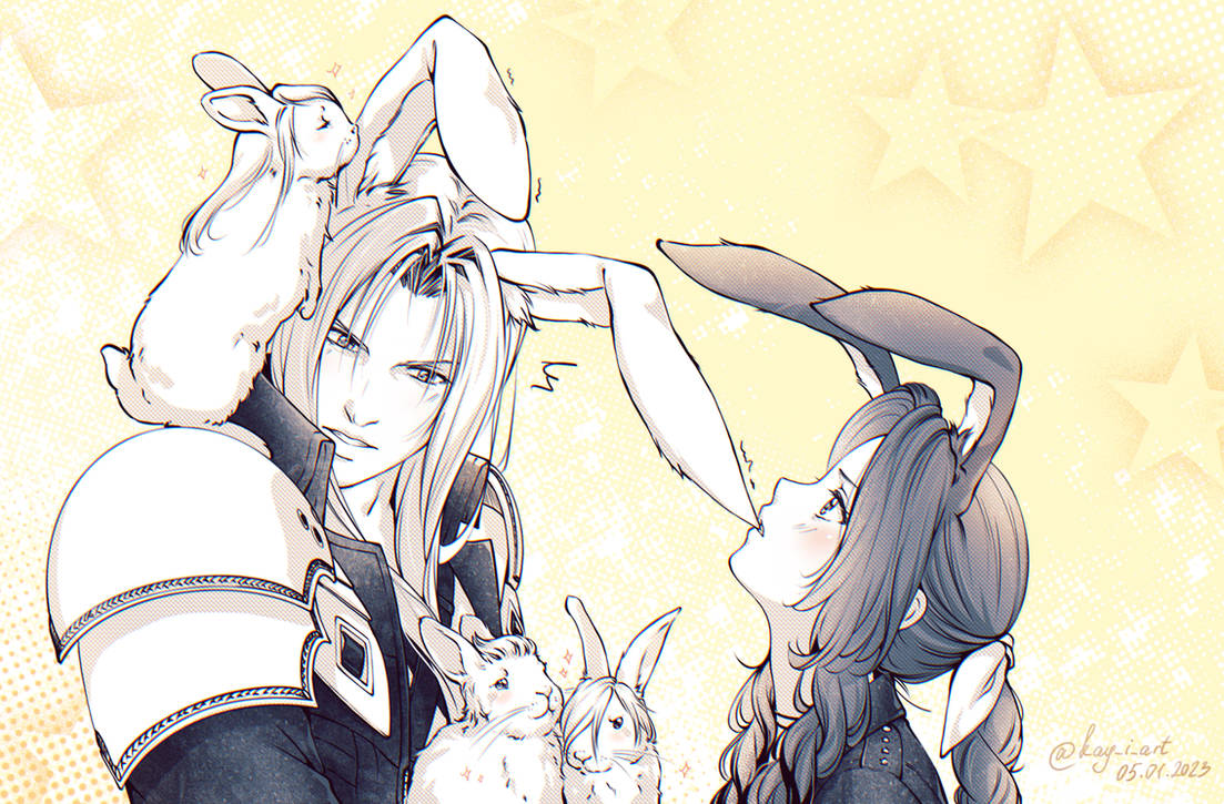 FF7: Bunnies by Kay-I on DeviantArt