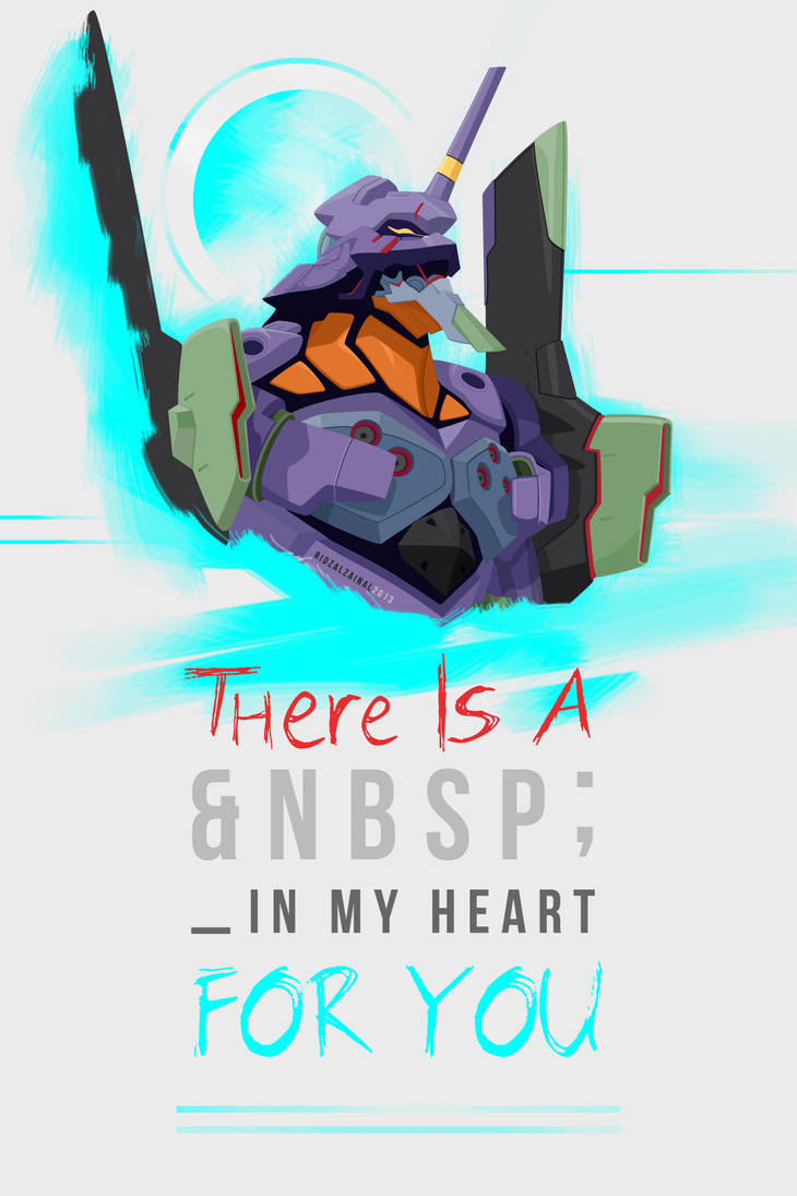 EVA Unit 01 - Non Breaking Space Geek Joke by ridzalzainal