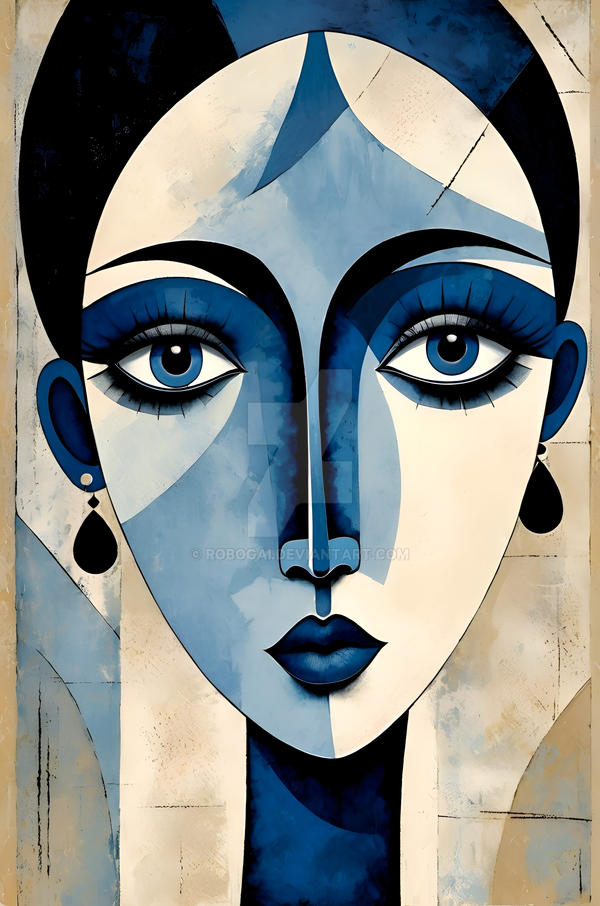 Blue Lady by robogai on DeviantArt