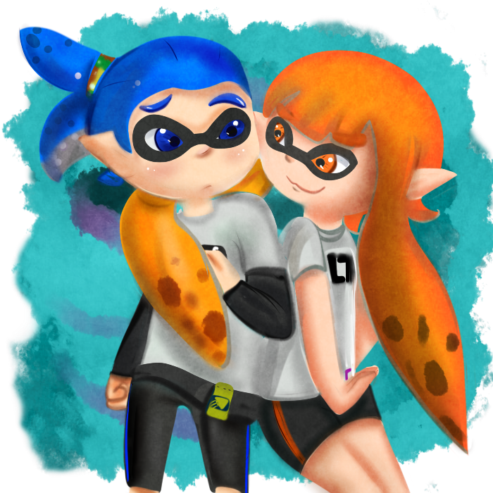 Inkling Love ~ by SilentTeal on DeviantArt
